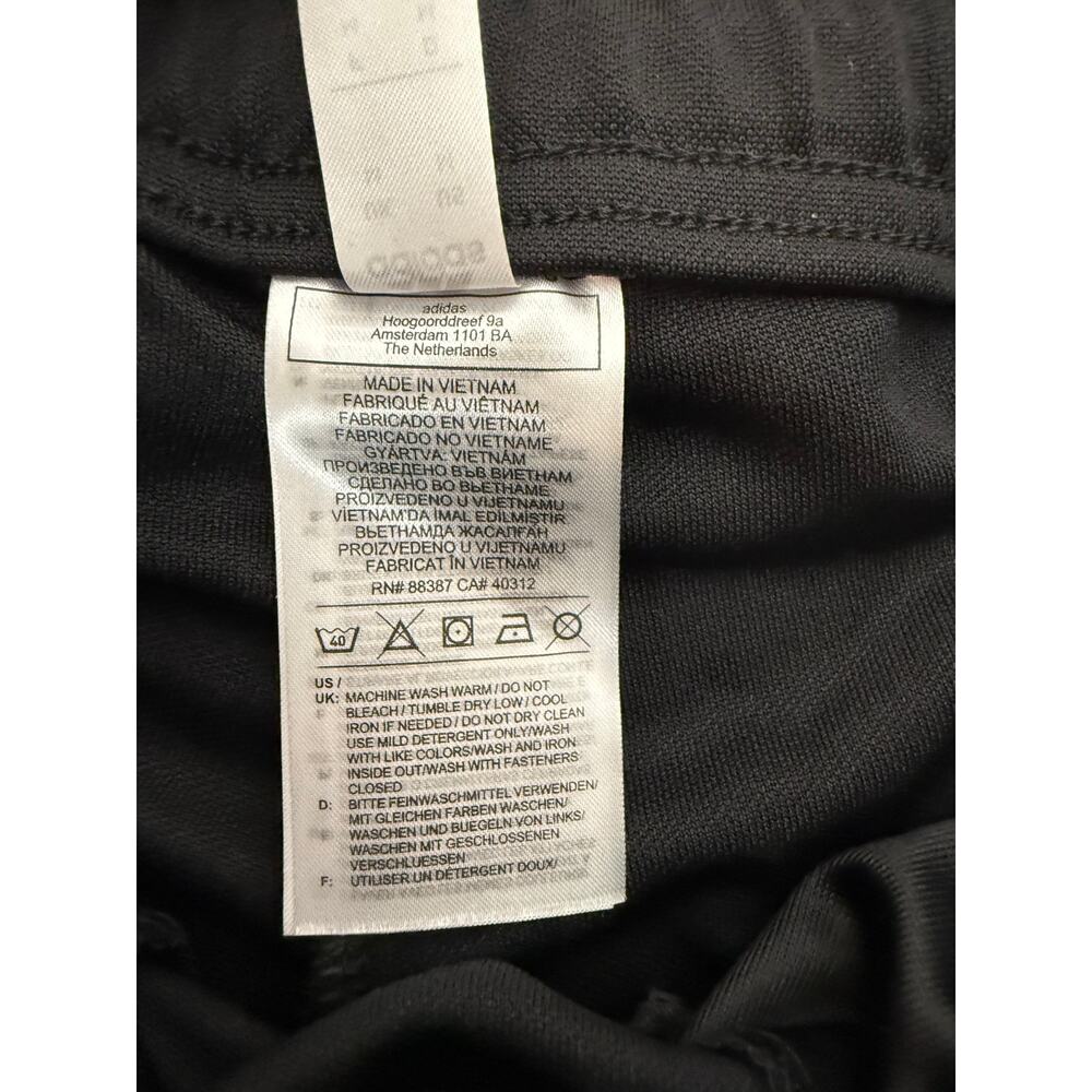NWT Adidas Tiro Soccer Track Pants Men M Black White Tapered New - Picture 6 of 8